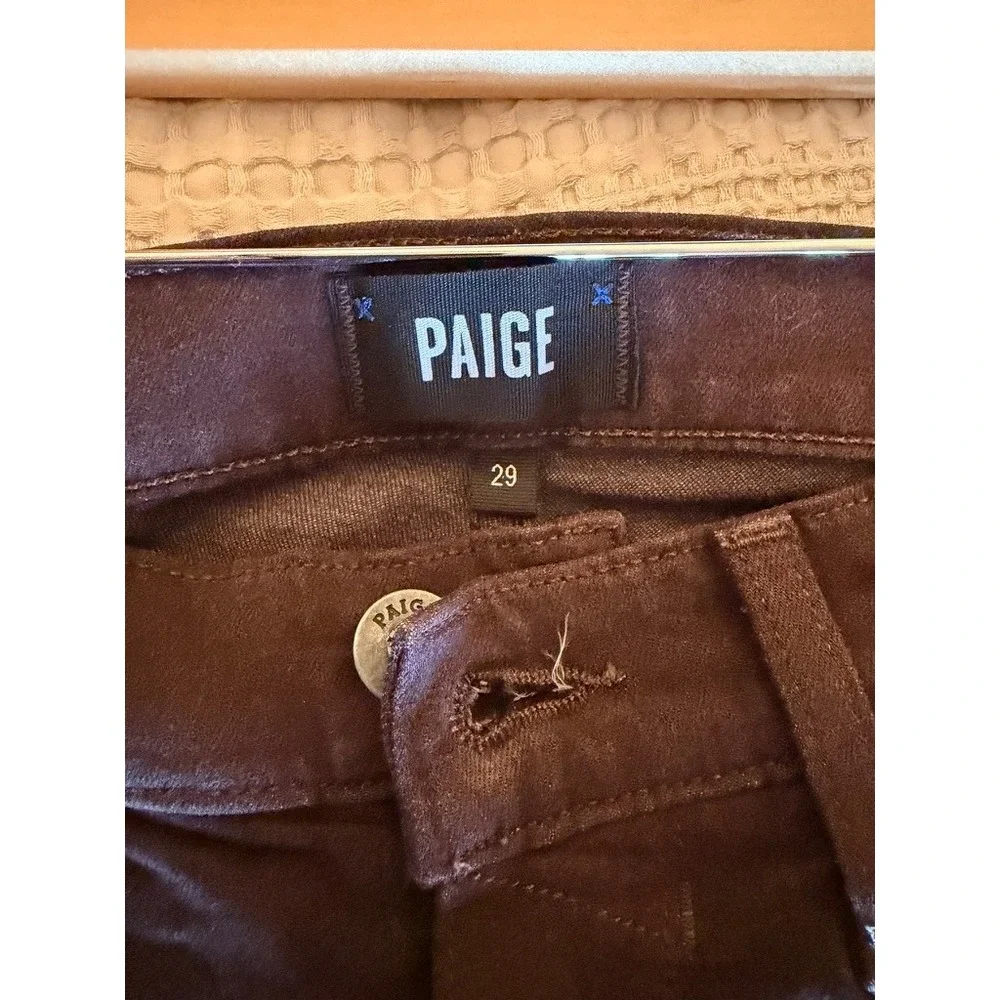 Paige Lennox Slim Tapered Pants Mens 29 Brown